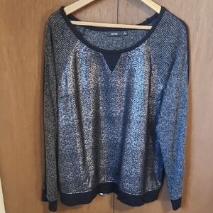 🍀Apt. 9 Metallic Black Sweater